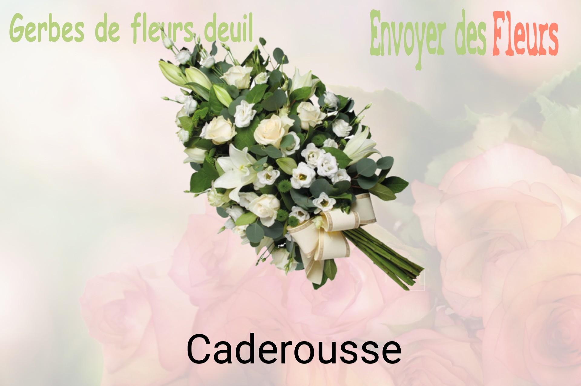 Gerbe de fleurs de deuil livrée à Caderousse